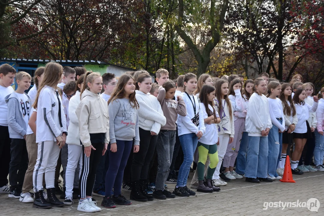 Akcja "Szkoła do hymnu" w Szkole Podstawowej nr 3 w Gostyniu