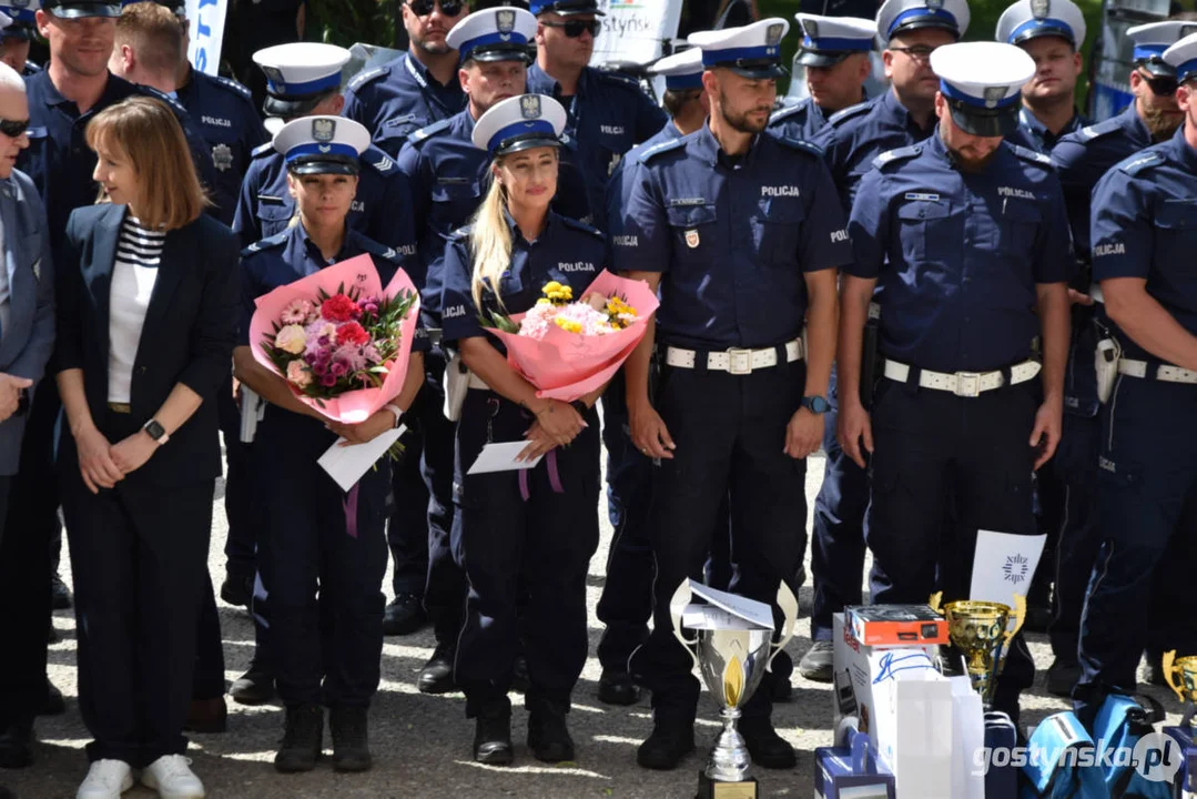 Podsumowanie 34. Konkursu "Policjant Ruchu Drogowego 2024" - finał  wojewódzki w Gostyniu