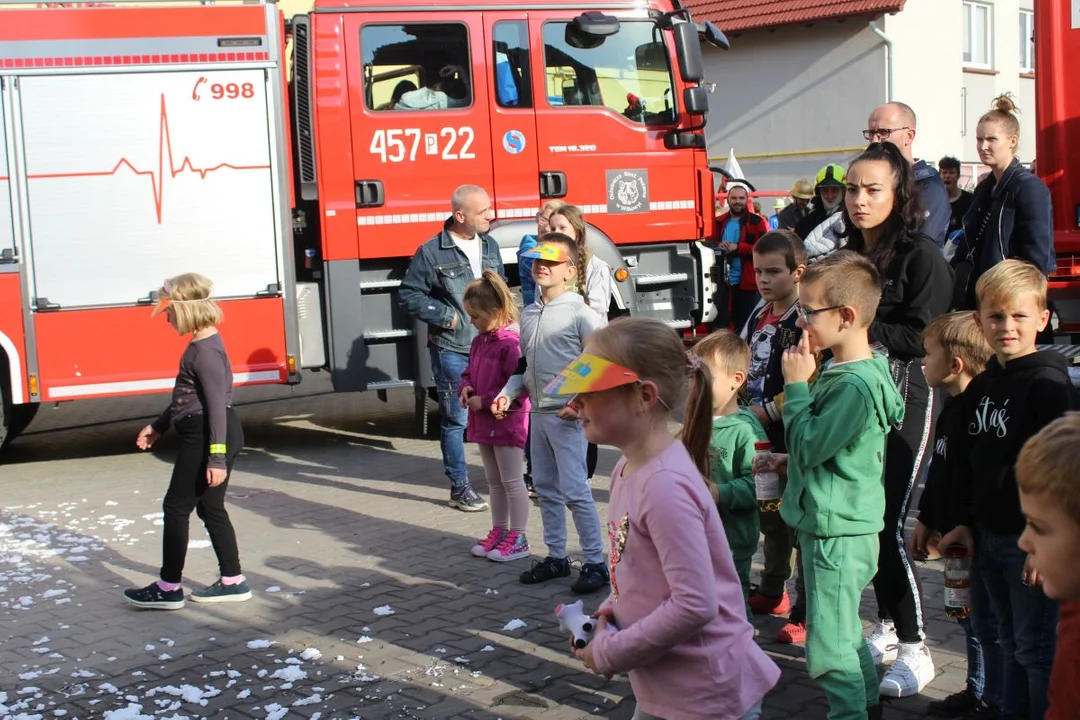 Festyn mundurowy dla Macieja Kaliszaka, prezesa OSP w Jarocinie