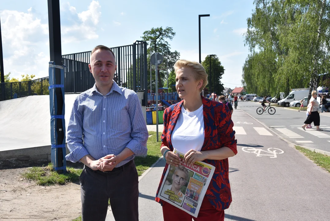 Krotoszyn. Konferencja prasowa kandydatów Lewicy do Parlamentu Europejskiego