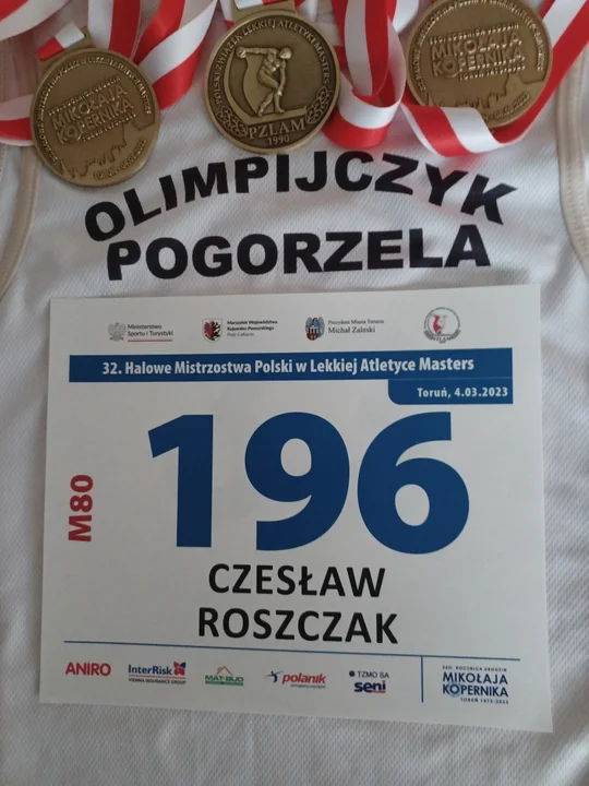 Trzy złote medale dla Czesława Roszczaka