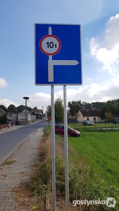 Nowe znaki ograniczające tonaż w Starym Gostyniu i Daleszynie