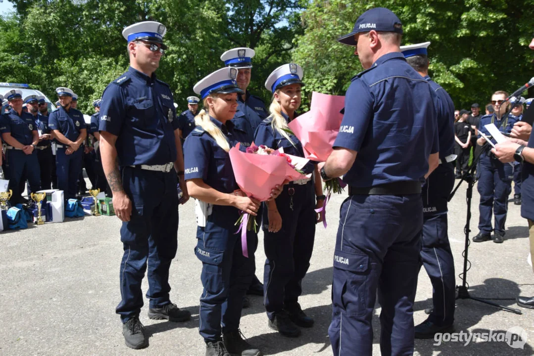 Podsumowanie 34. Konkursu "Policjant Ruchu Drogowego 2024" - finał  wojewódzki w Gostyniu