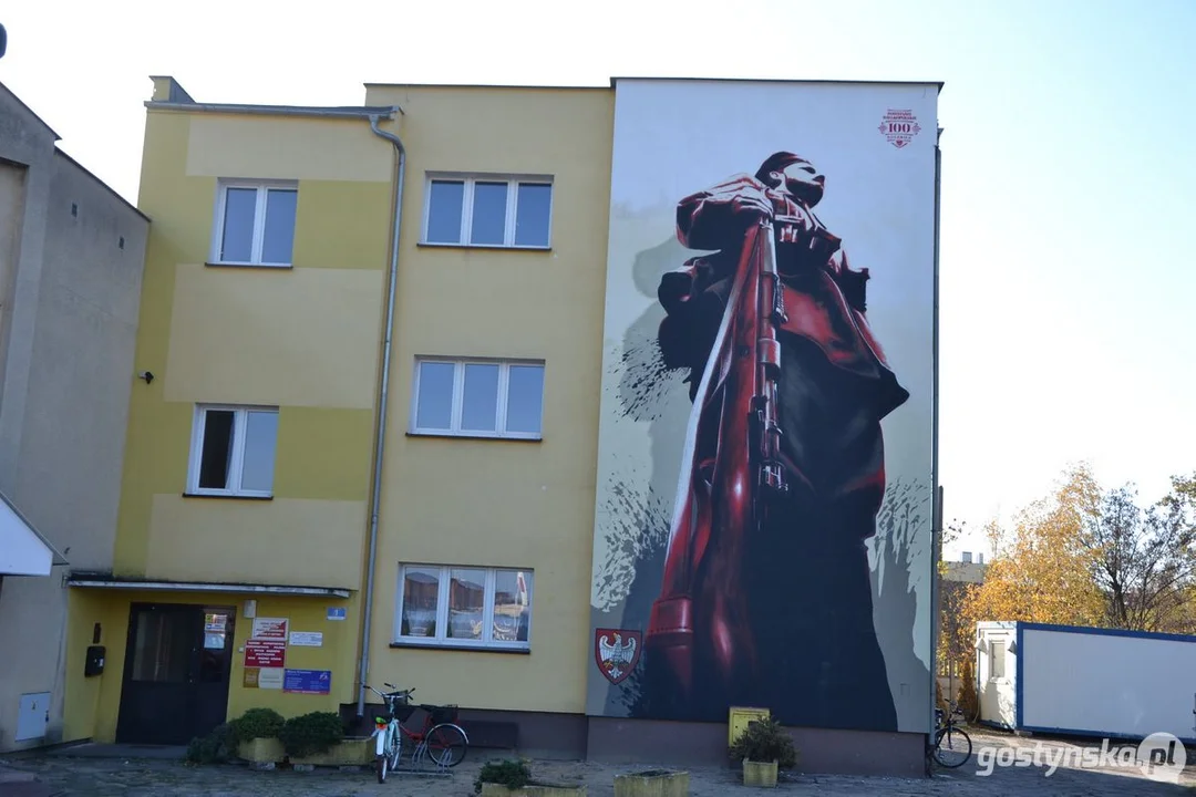 Mural w Gostyniu przy ul. Fabrycznej