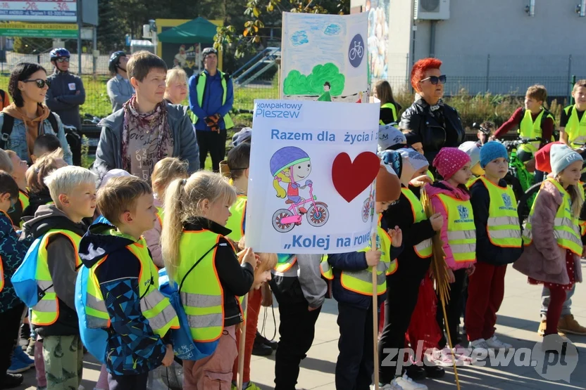 Otwarcie Traktu Światowego Dnia Roweru w Pleszewie