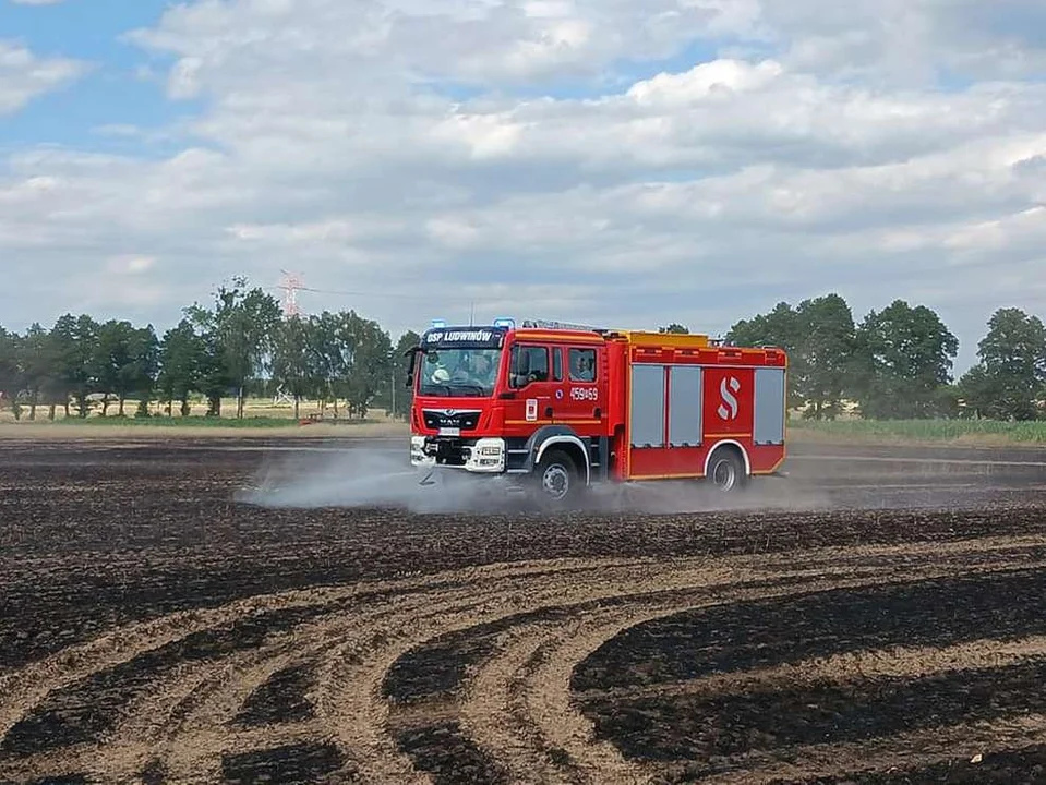 Pożar w Boguszynku w gminie Nowe Miasto