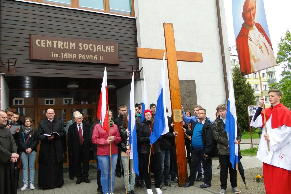 Symbole Światowych Dni Młodzieży w Jarocinie (2014)