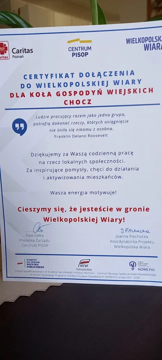 Warsztaty rękodzielniczne w Choczu