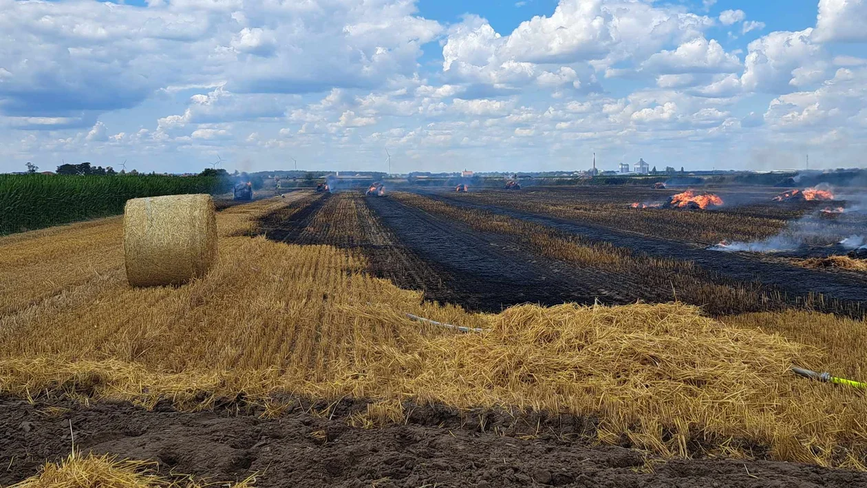 Pożar pod Niemarzynem