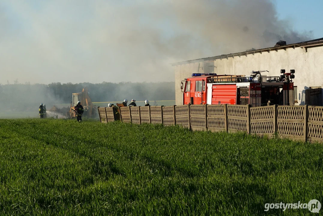 Pożar stodoły w Strumianach