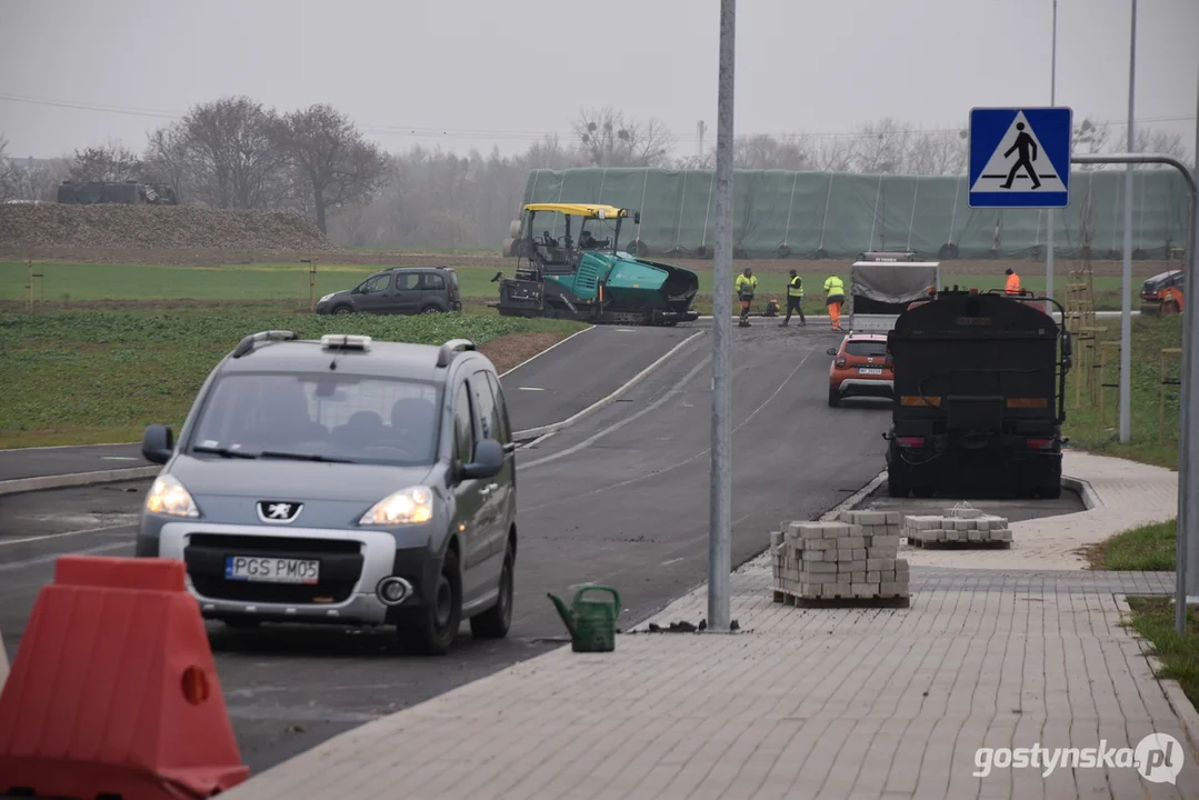 Budowa nowej drogi-łącznika, al. Niepodległości w Gostyniu