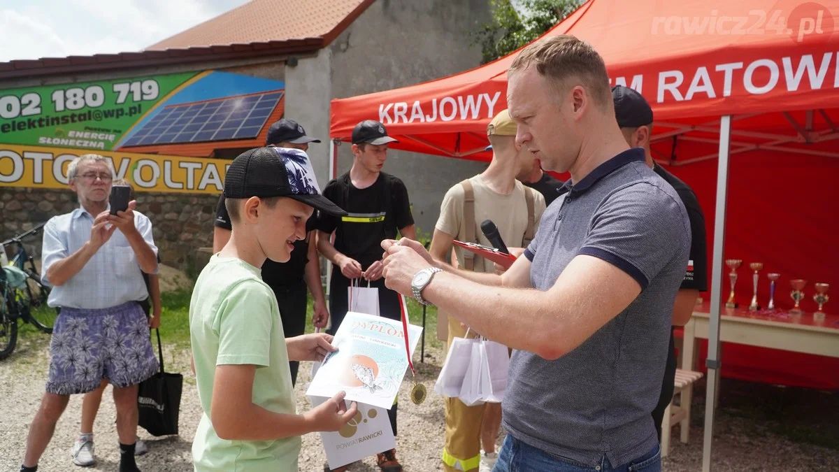 Zawody wędkarskie w Szymanowie