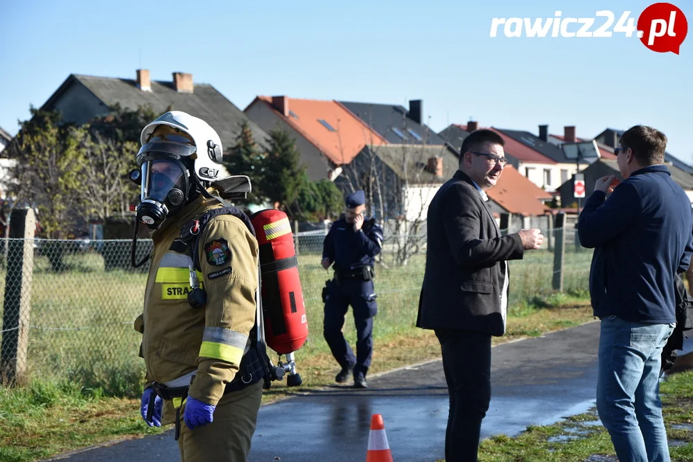 Ćwiczenia służb w Sarnowie i Rawiczu