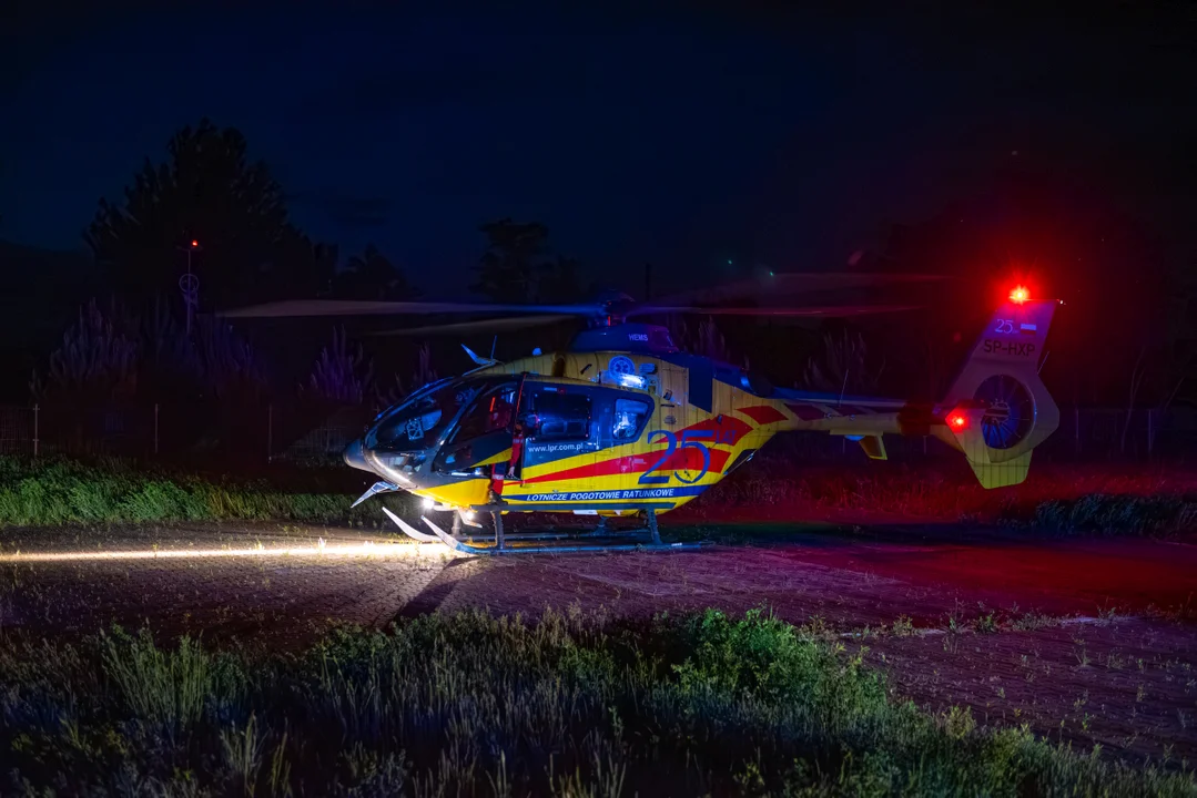 Śmigłowiec LPR lądował w Jarocinie. Pilny transport nastolatki po wypadku
