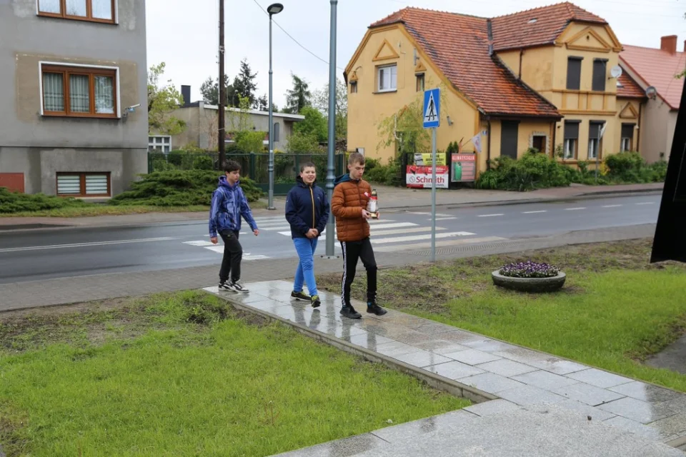 Kobylin. Sztafeta Szlakiem Miejsc Pamięci Narodowej