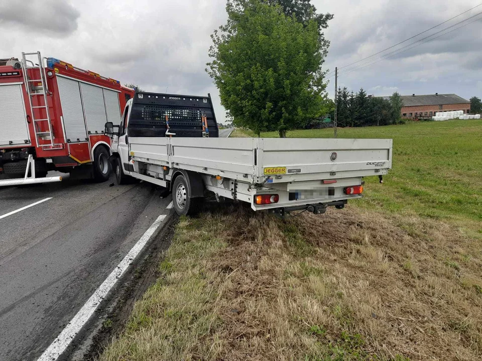 Koźmin Wlkp. Zderzenie dwóch samochodów