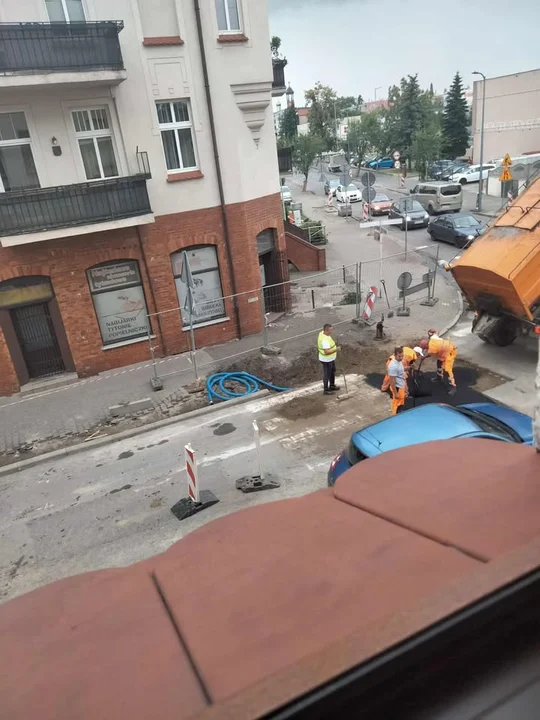 Remont ulicy Kościuszki i Dąbrowskiego w Jarocinie