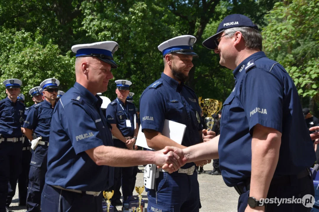 Podsumowanie 34. Konkursu "Policjant Ruchu Drogowego 2024" - finał  wojewódzki w Gostyniu