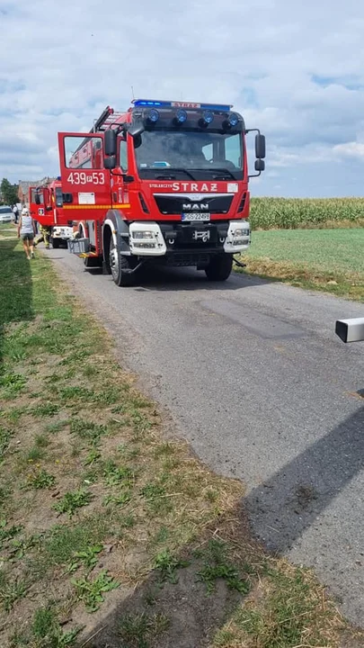 Niedzielny pożar w Domachowie