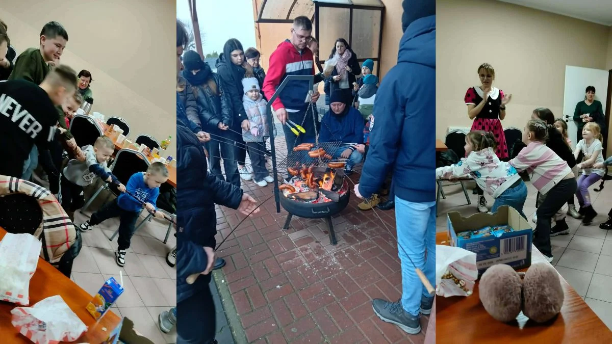 Jeszcze nigdy nie mieli takich ferii w wiosce. Największą frajdę sprawiło pieczenie kiełbasek w ognisku - Zdjęcie główne