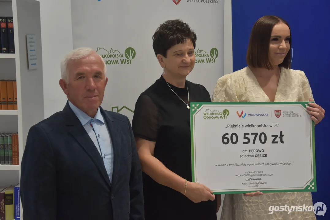 Wręczenie dofinansowań w ramach XV edycji konkursu "Pięknieje wielkopolska wieś" w Pępowie