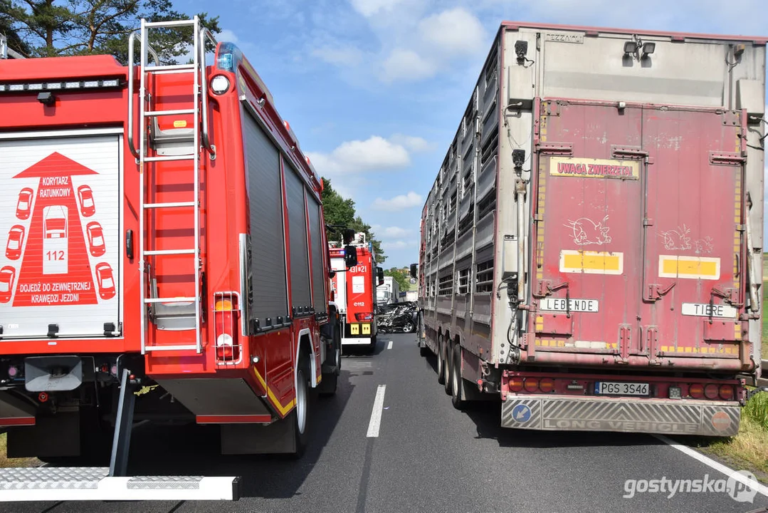 Tragiczny wypadek drogowy na DW 308, na odcinku Kunowo - Lubiń