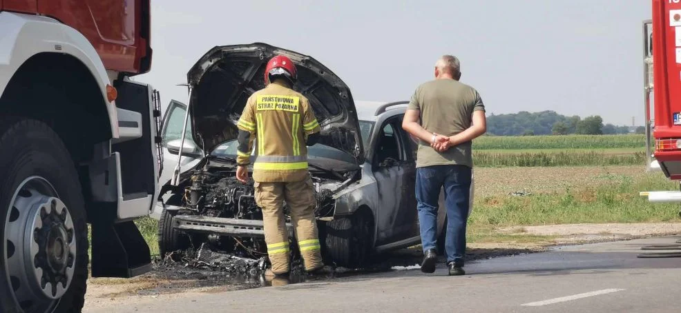 Kolejny pożar samochodu, tym razem w Potarzycy [ZDJĘCIA] - Zdjęcie główne