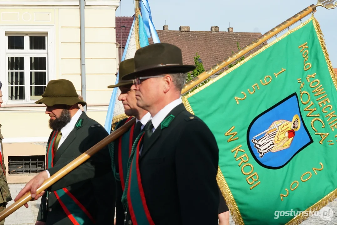 Poświęcenie figury Św. Jana Nepomucena w Krobi