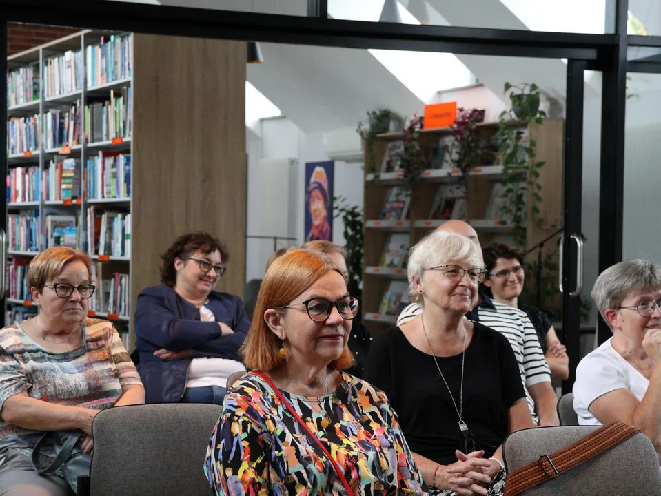 Michał Cessanis był  gościem pleszewskiej biblioteki