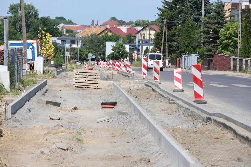 Zamknięcie ul. Armii Poznań w Pleszewie