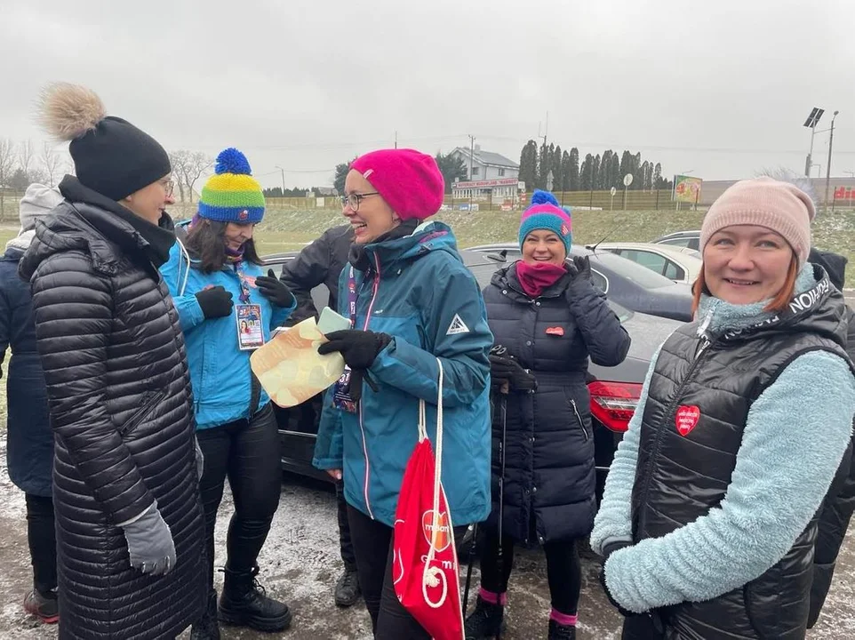 W Żerkowie w ramach 31. Finału WOŚP odbył się Marsz Nordic Walking