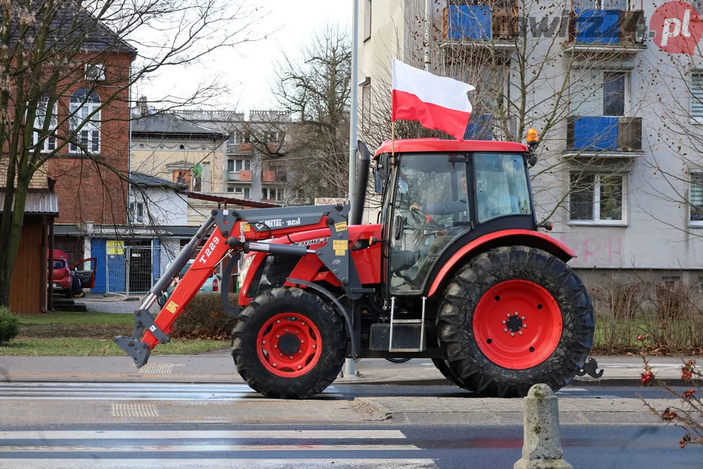 Protest rolników w Rawiczu