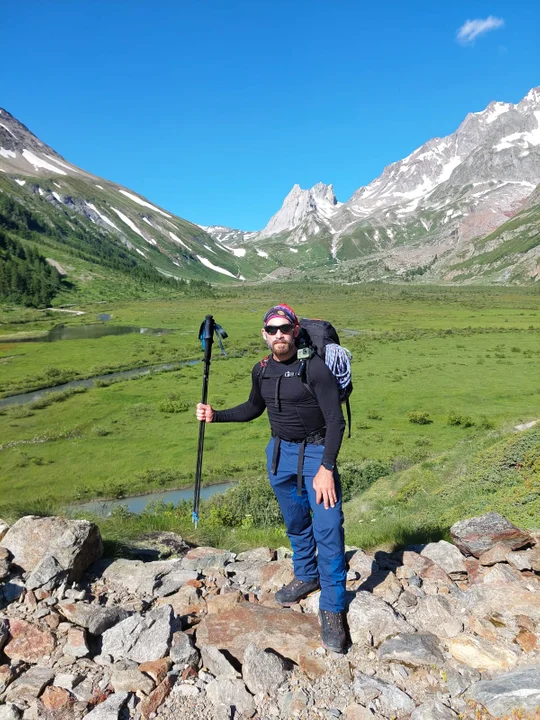 Ultramaratończyk Rafał Przybył z Bodzewka Pierwszego zdobył Mont Blanc