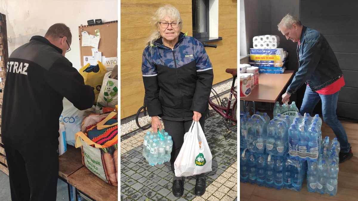 Pierwsze dary przyniosła Ukrainka i matka ciężko chorego dziecka. Zbiórka dla powodzian w powiecie gostyńskim - Zdjęcie główne