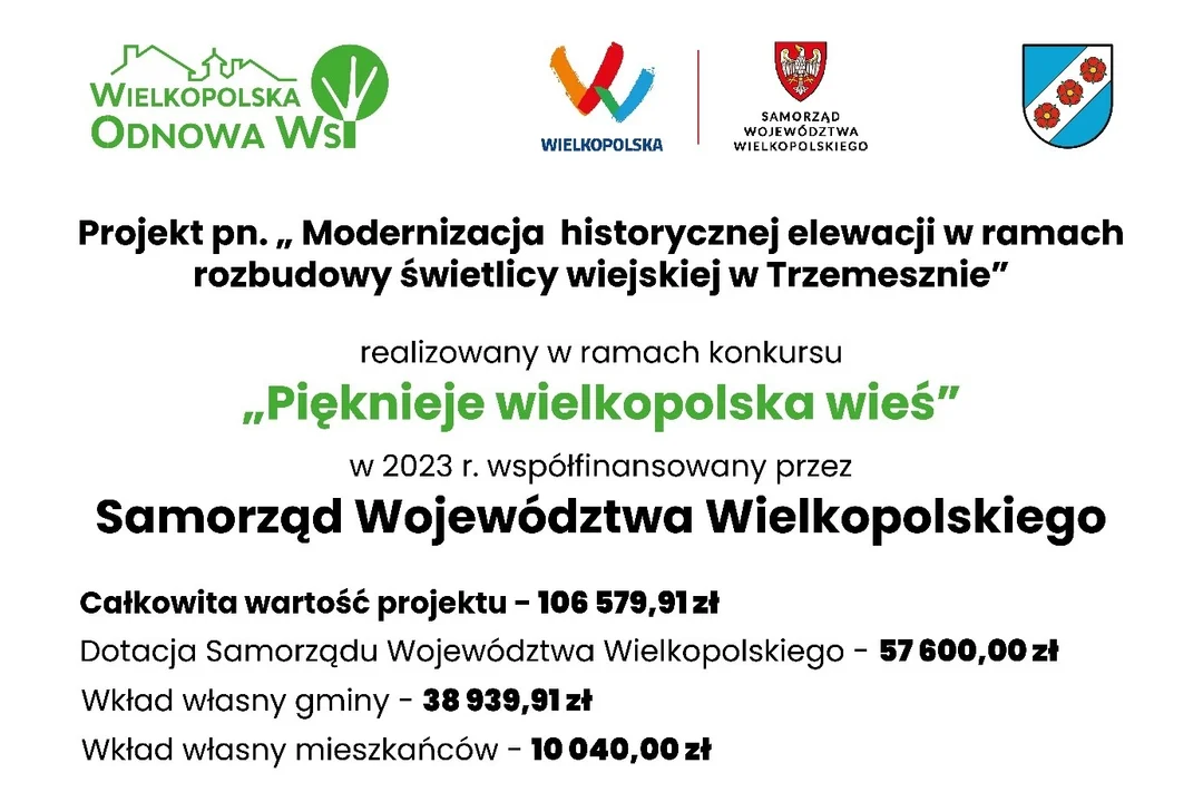 Modernizacja świetlicy w Trzemesznie