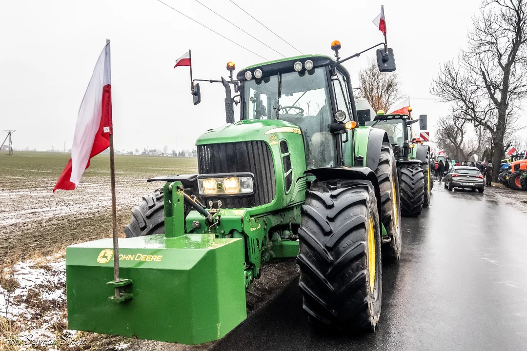 Protest rolników w powiecie krotoszyńskim