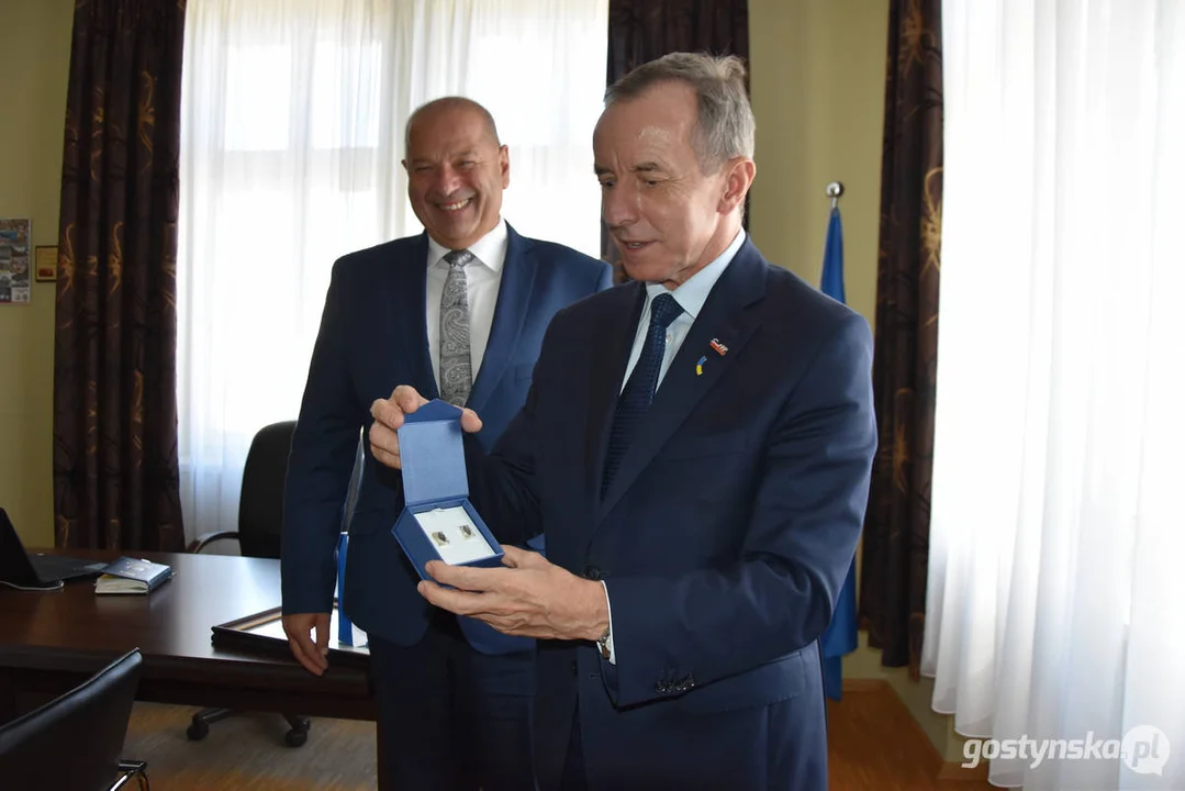 Tomasz Grodzki, marszałek Senatu RP X kadencji z wizytą w Gostyniu i Borku Wlkp.