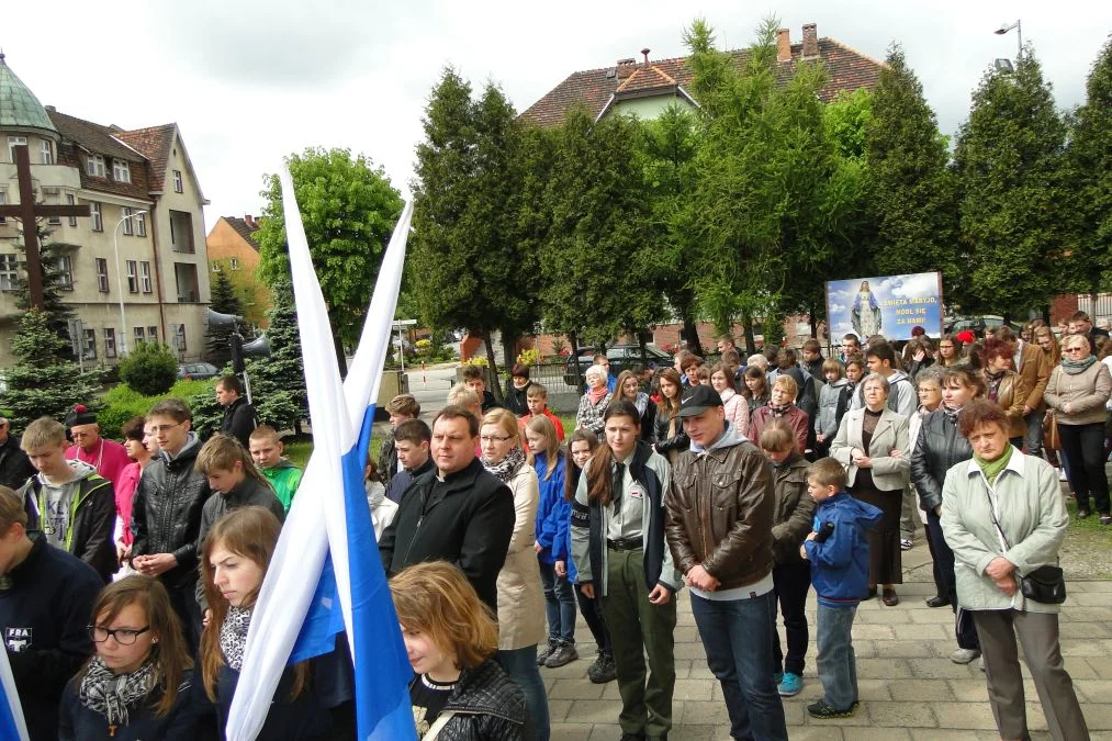 Symbole Światowych Dni Młodzieży w Jarocinie (2014)