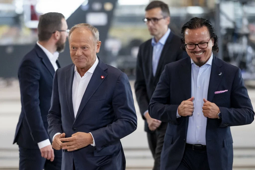 Minister Wojciech Balczun z premierem Donaldem Tuskiem