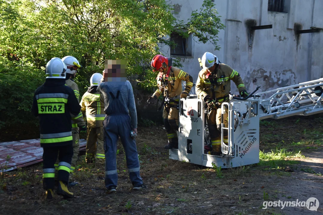 Pożar w gospodarstwie w Podrzeczu