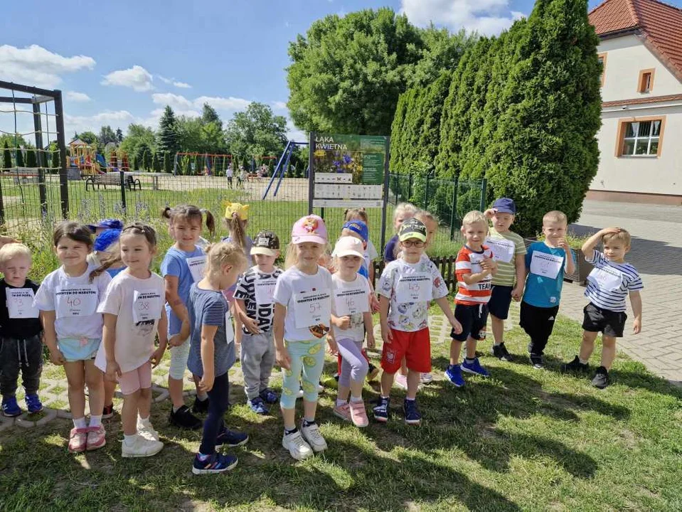 Przedszkolaki z Mieszkowa w akcji „Sprintem do maratonu”