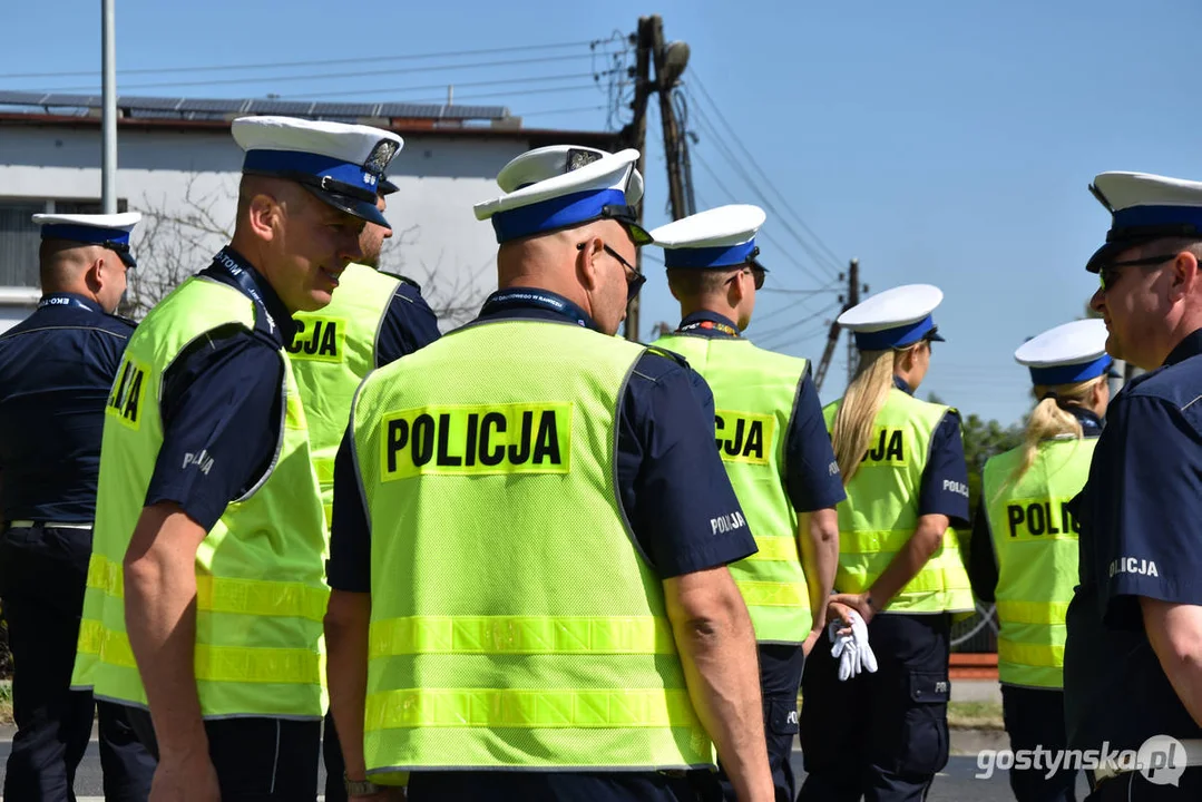 34. Konkurs "Policjant ruchu drogowego 2024” w Gostyniu. Dzień drugi - ręczna regulacja ruchem