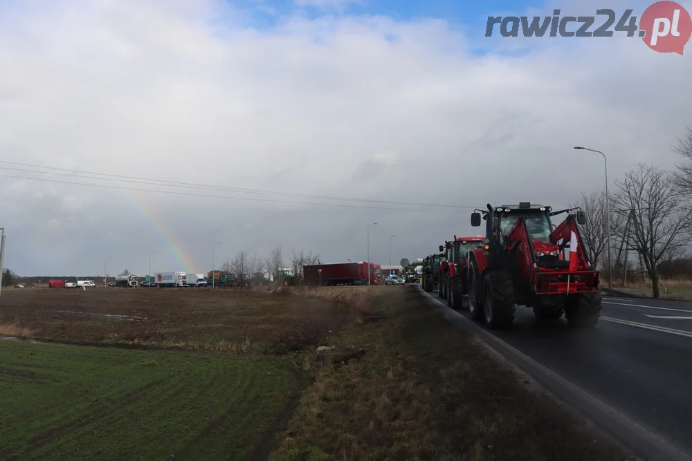 Rolnicy przejechali z gminy Miejska Górka do Rawicza i z powrotem