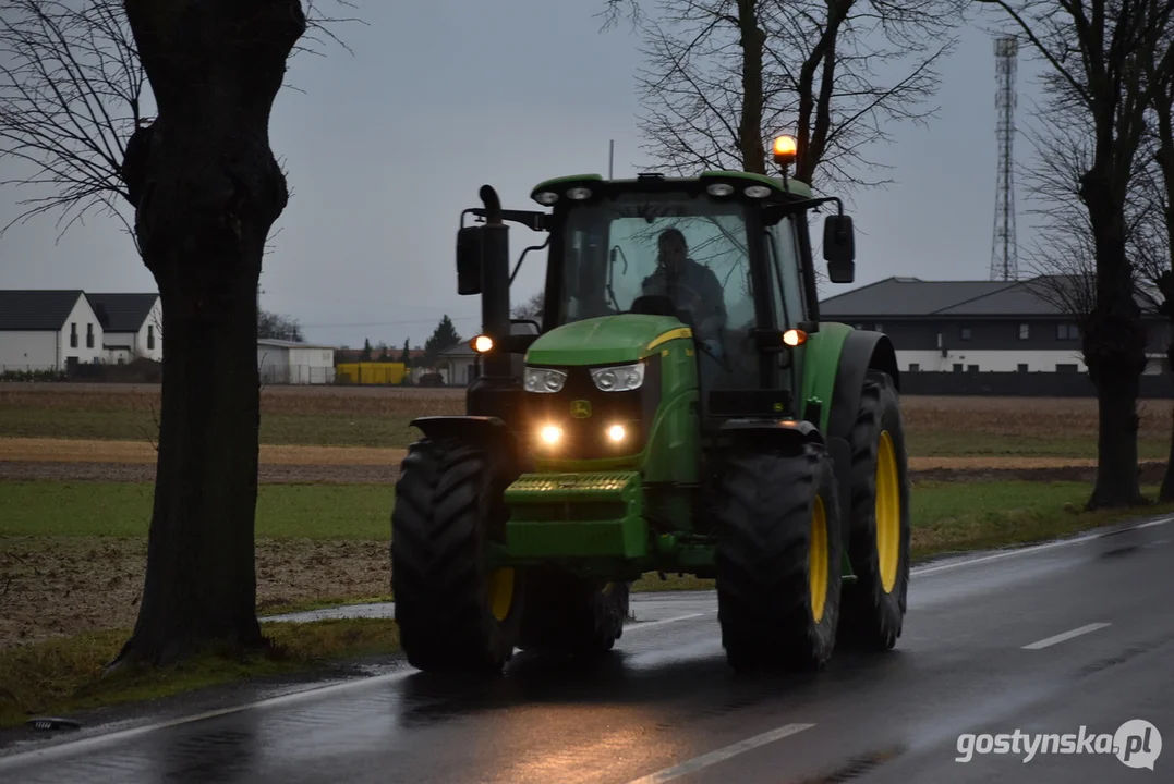 Drugi protest rolników z terenu powiatu gostyńskiego 2024