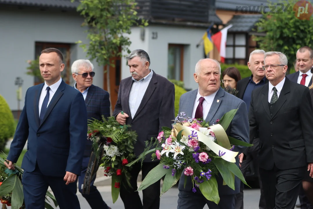 Delegacje na ceremonii pogrzebowej śp. Kazimierza Chudego