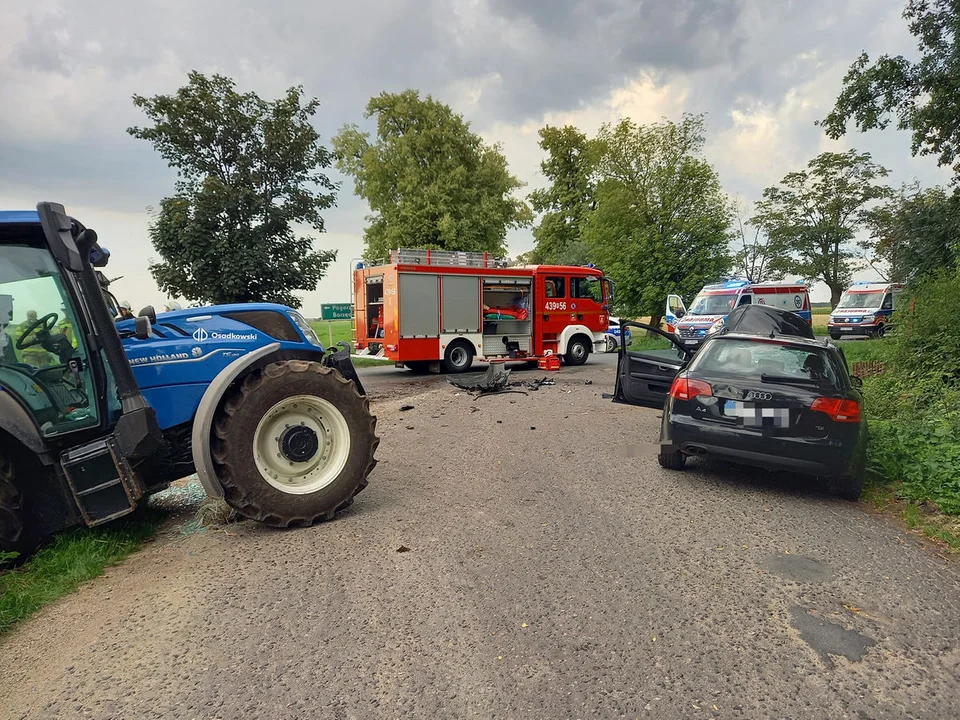 Kolizja w gminie Pogorzela