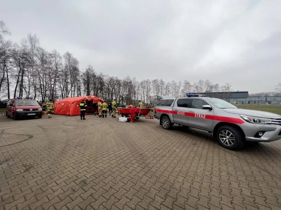 Krotoszyn. Ćwiczenia strażaków