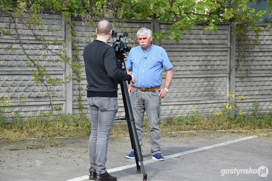 Spotkanie mieszkańców Gostynia z reporterem TVP