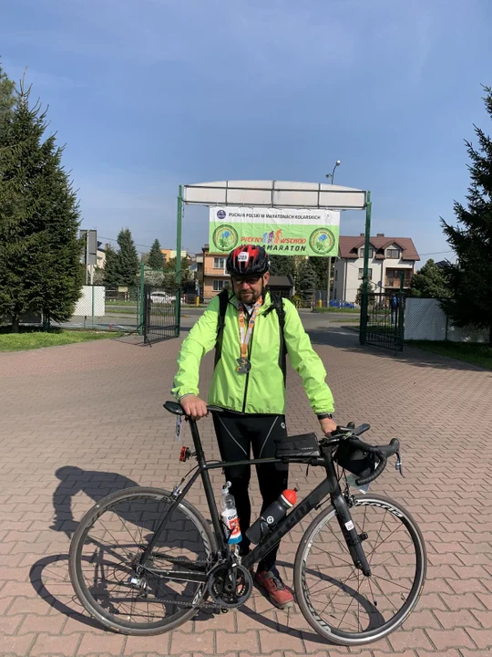 Jacek Andrzejczak pokonał 1008 km na rowerze na Bałtyk-Bieszczady Tour