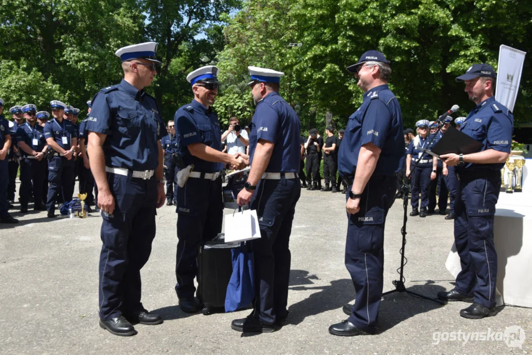 Podsumowanie 34. Konkursu "Policjant Ruchu Drogowego 2024" - finał  wojewódzki w Gostyniu